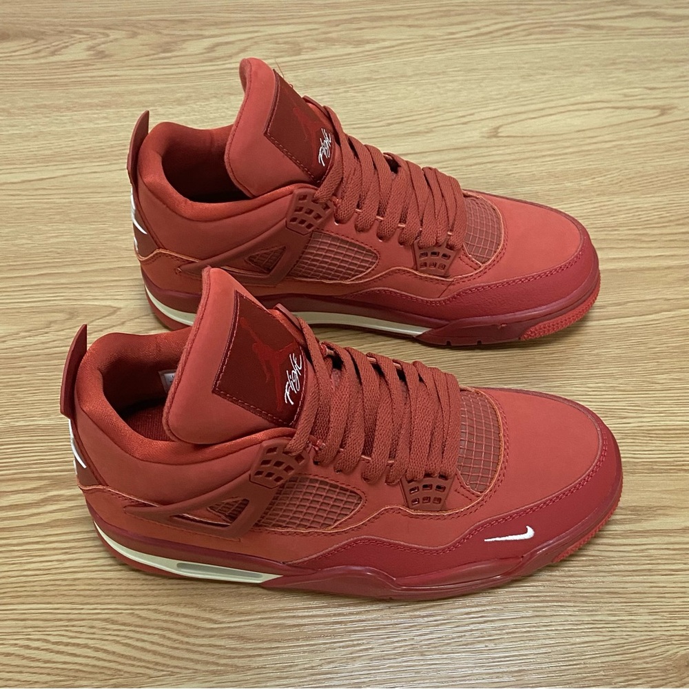 Air Jordan 4 Retro Brick by Brick -Men's Sneakers Shoes - Picture 4 of 10